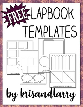 Lapbook Template Sampler By Krisandlarry Tpt