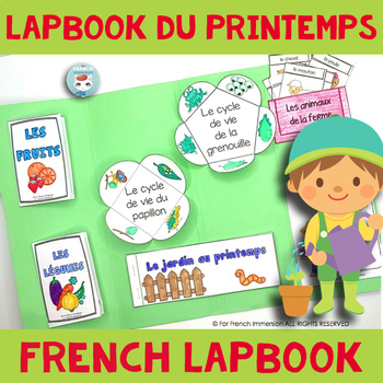 Preview of French Spring Lapbook  | LE PRINTEMPS: lapbook du printemps