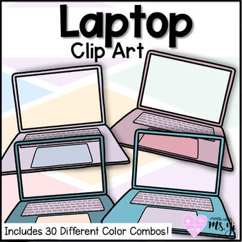 laptop kid clipart