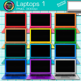 Laptop Clipart: 13 Front View Computer Technology Clip Art