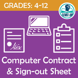 Laptop Use Contract & Sign-Out Sheet