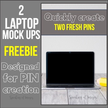Preview of Laptop mockups for Fresh Pins FREEBIE