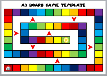Preview of Large Board Game Template [Fully Editable]