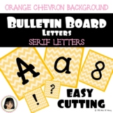 Large Bulletin board letters and numbers - Serif font Oran