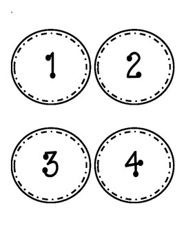 Large Number Labels by Tales of ESOL  Teachers Pay Teachers