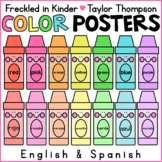Large Crayon Color Posters