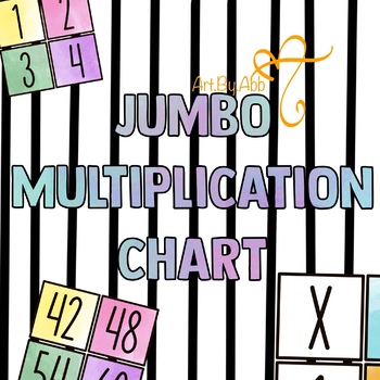 Preview of Large, Interactive Multiplication Table for Classroom