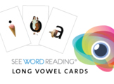 Large Letter and Sound Flash Cards - Long Vowels with Phot