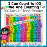 Counting to 100 or Counting 100 Days of School Poster - La