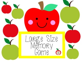 Preview of Large Sized Memory Game