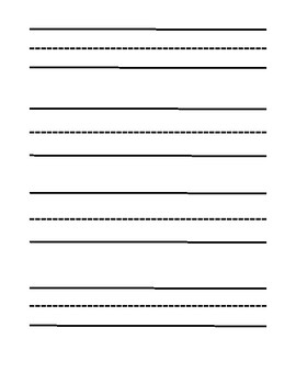 dotted line for writing