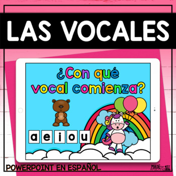 Preview of Las 5 Vocales | Spanish PowerPoint Presentation