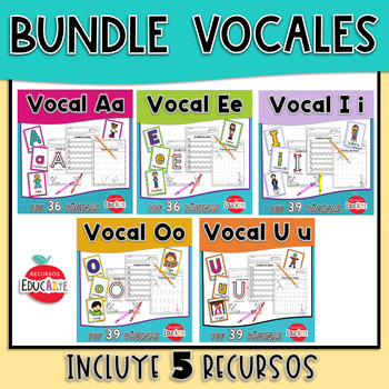 Preview of Las vocales | Bundle
