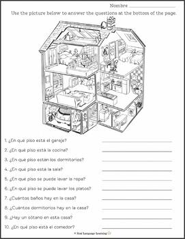 Describing Houses and Apartments - Spanish Dialogues in PDF - Spanish  Learning Lab