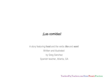 Preview of Las Comidas, full- Video/activities/song/coloring+, teaches food in Spanish