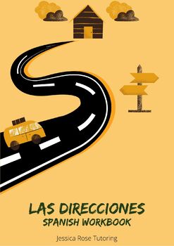 Preview of Las Direcciones - Spanish workbook (distance learning)