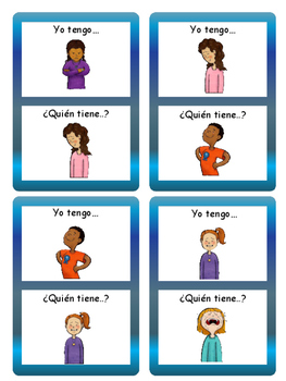 Las Emociones Yo tengo…¿Quién tiene..? Vocabulary Card Game- Spanish ...