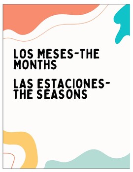 Preview of Las Estaciones-Los Meses