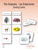 Las Estaciones - The Seasons Vocabulary & Sorting Cards (Spanish)