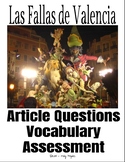 Las Fallas de Valencia - Comprehension Extension Pack with slides