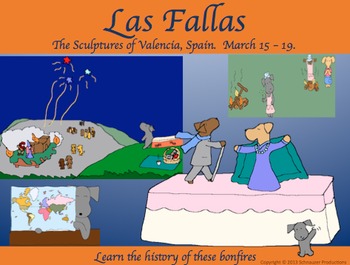 Preview of Las Fallas in Spain in Spring with Pepper