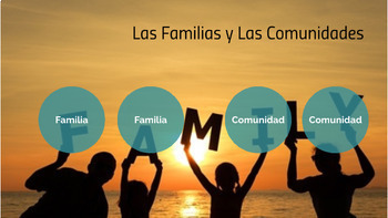 Preview of Las Familias y las comunidades - unit - AP SPANISH