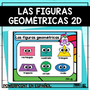 Preview of Las Figuras Geométricas Planas 2D - Spanish PowerPoint