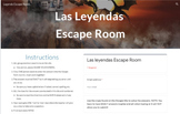 Las Leyendas Escape Room