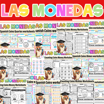 Preview of Las Monedas | Counting Coins Money in Spanish Making Change