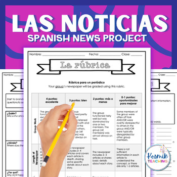 Preview of Las Noticias Spanish News Report Project