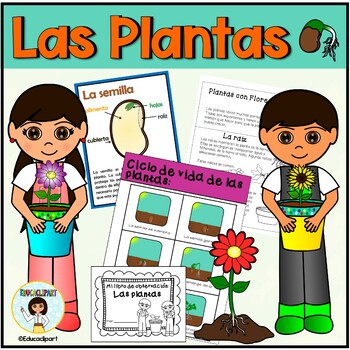 Preview of Las Plantas - Spanish Plants Unit