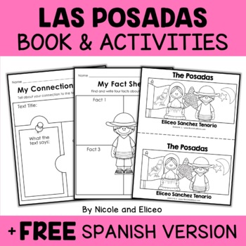 Preview of Las Posadas Activities and Book + FREE Spanish