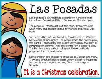 Las Posadas Activities by First Grade Schoolhouse TpT