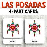 Las Posadas 4 Part Cards for Christmas Holiday Activities