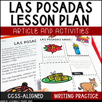 Preview of Las Posadas Activities and Texts - Las Posadas Narrative Writing Activity