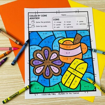 Las Posadas Activity Coloring Pages Sheets Addition Color by Number Code