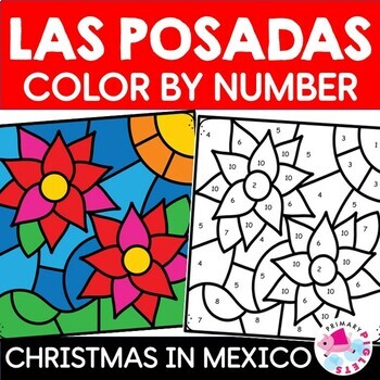 Spanish Christmas Activity Christmas In Mexico Color By Number