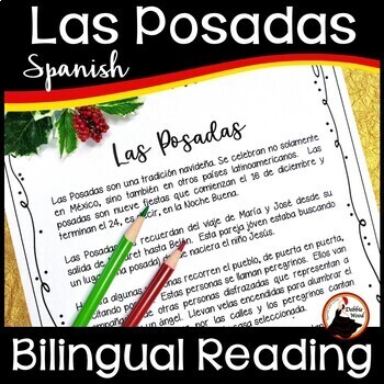 Preview of Las Posadas Reading Comprehension - Spanish Christmas Activities - La Navidad