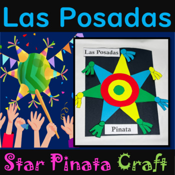 Preview of Las Posadas Star Pinata Craft Activities | Winter Holidays around the world