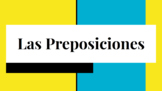 Las Preposiciones-The Prepositions in Spanish Google Slide