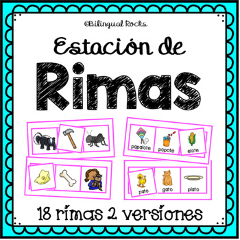 Las Rimas: Estación de aprendizaje by Bilingual Rocks | TPT