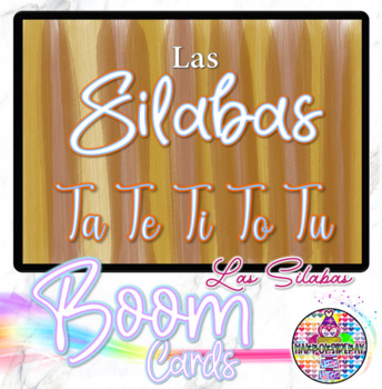 Preview of Las Silabas Aprende Ta, Te, Ti, To, Tu with Audio | BOOM Deck Español | Syllable