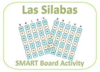 Preview of Las Silabas-SMART Board Activity