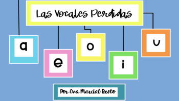 Preview of Las Vocales Perdidas (Google Slide, Touch-Friendly Activity)