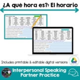 Las clases y el horario: Spanish Interpersonal Speaking In
