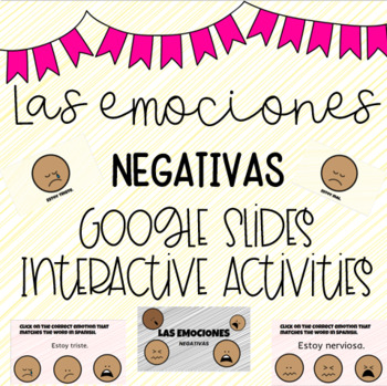 Preview of Las emociones | ¿Cómo te sientes? | Google Slides Activity