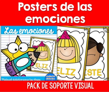 Las emociones | Posters | Apoyo Visual by Material Didactico para tus ...