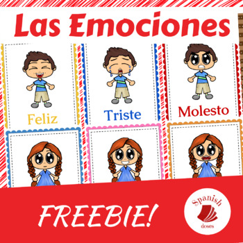 Las emociones en español - FREEBIE {Spanish Doses} by Spanish Doses