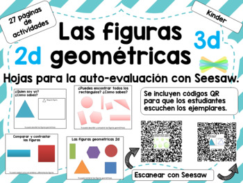 Preview of Las figuras geometricas 2d 3d para Seesaw