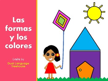 Preview of Las formas y los colores - SPANISH DIGITAL BOOK - (Dual Language)